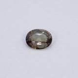 1.07 carat GIA certified color-change alexandrite, oval cut, 7.47x5.82mm loose gemstone