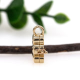 14K Yellow Gold  Paw Shaped Locket | 14mm