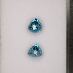 natural cambodian blue zircon round loose gemstone