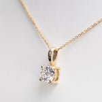 14K Yellow Gold Lab Grown Diamond Pendant