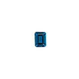 Emerald Cut London Blue Topaz Loose Gemstone 26
