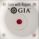 GIA-Certified Investment-Grade 1.34 Ct Burma Ruby Oval Cut 6.6×5.9 mm – Premium Loose Gemstone
