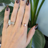 14K yellow gold imperial topaz ring