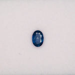 1.03 carat natural blue sapphire, oval 7x5mm loose gemstone
