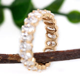 Archie 14K Yellow Gold Lab Created Diamond | Oval 5x3mm