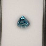 natural cambodian blue zircon oval loose gemstone
