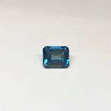 Emerald Cut London Blue Topaz Loose Gemstone 42