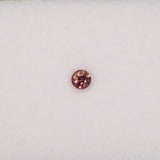 0.30 carat natural champagne sapphire, round 3.9mm Ceylon loose gemstone