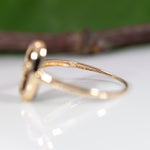 10K yellow gold black onyx ring