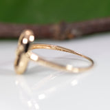 10K yellow gold black onyx ring