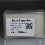 1.04 carat natural blue sapphire oval 6.8x5.5mm loose gemstone – view 5