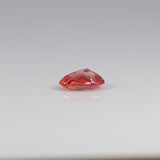 0.58 carat natural Ceylon padparadscha sapphire oval 6x4mm loose gemstone – view 5