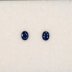 0.27 carat natural blue sapphire oval 4x3mm loose gemstone – view 2