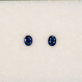 0.27 carat natural blue sapphire oval 4x3mm loose gemstone – view 2