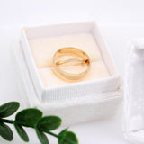 6mm Comfort Fit Heavy Weight Band: Solid 14k Yellow Gold
