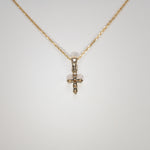 14K Yellow Gold Lab Grown Diamond Pendant