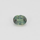 1.07 carat GIA certified Brazilian color-change alexandrite, oval cut, 6.16x4.63mm loose gemstone