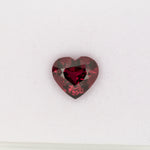 4.39ct Purple Garnet heart 10.8x9.9mm loose purple gemstone