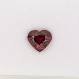 4.39ct Purple Garnet heart 10.8x9.9mm loose purple gemstone