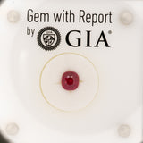 GIA Certified Heated Burma Ruby Cushion Cut 1.49ct Loose Gemstone – High Quality Natural Red Ruby for Custom Jewelry