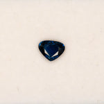 1.41 carat natural blue sapphire, pear 8.1x6.3mm loose gemstone