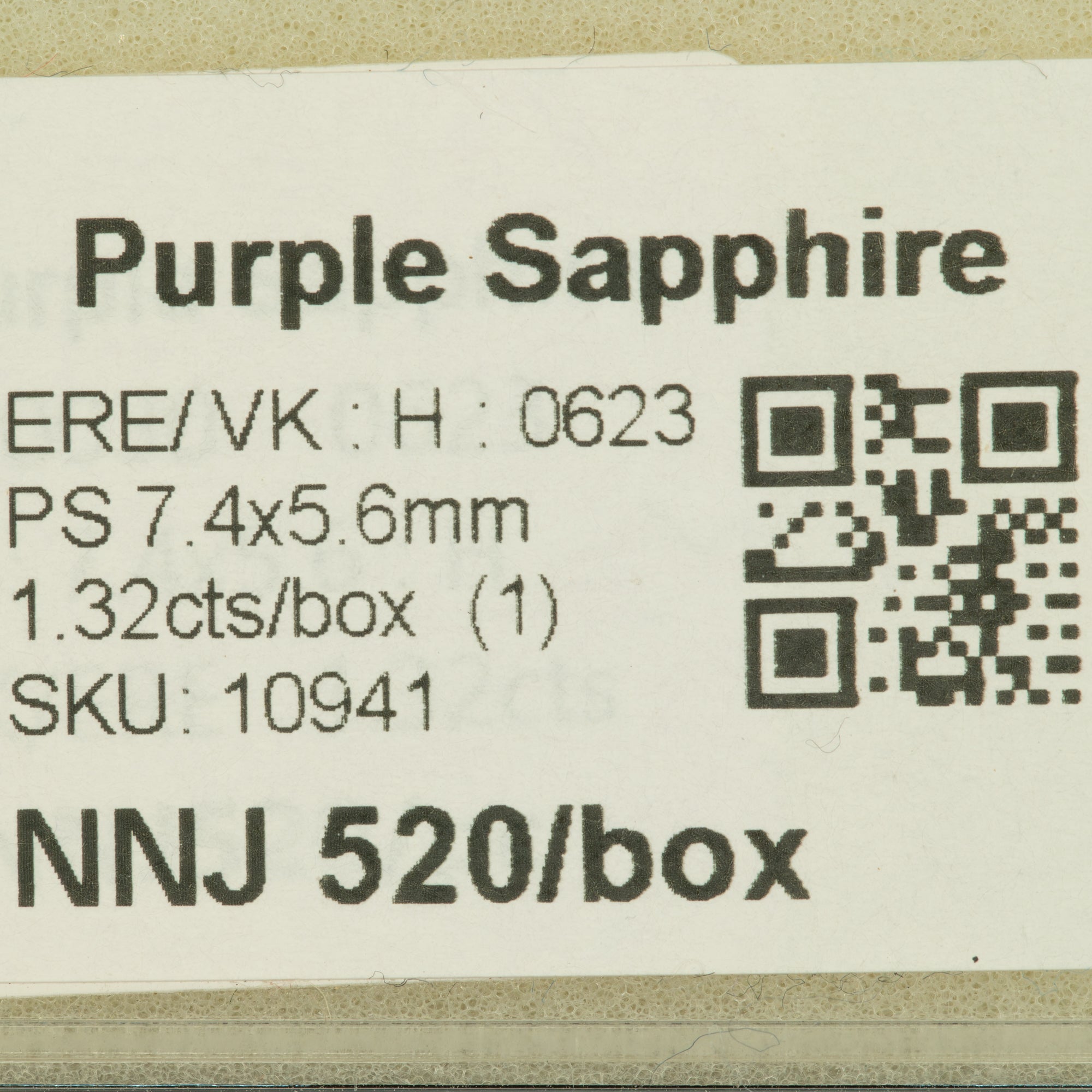 1.32 carat natural purple sapphire pear 7.4x5.6mm loose gemstone – view 2
