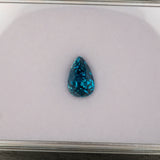 Natural Cambodian Blue Zircon Pear Shape 9.7x6.4x7mm 4.24ct Loose Gemstone