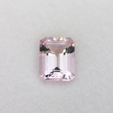 Natural Cor De Rosa Pink Morganite 2 Ct Emerald Cut 9×7 mm Loose Gemstone – Peach Pink Morganite for Engagement Ring or Pendant