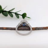 AJR592 RD 7mm + Ceylon Sapphire (H) 2.13cts - 14KW