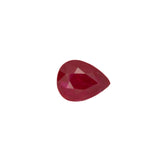 GIA Certified Mozambique Ruby Pear Shape 8.84x6.9mm 2.05cts – Fine Quality Natural Red Gemstone for Custom Jewelry