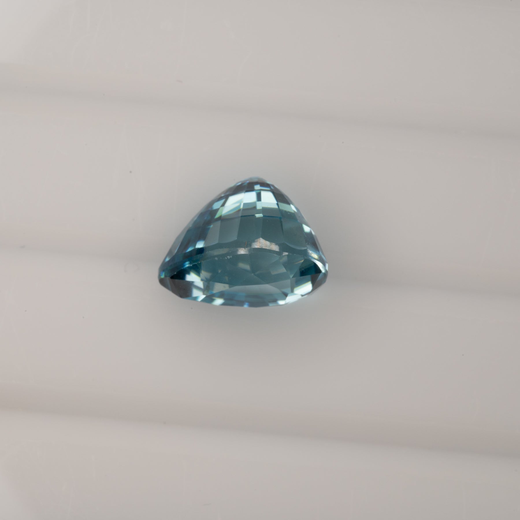 natural cambodian blue zircon pear loose gemstone