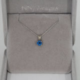 14K White Gold Kyanite Pendant