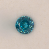 Natural Cambodian Blue Zircon Oval Shape 6.8x6.7x5.7mm 2.91ct Loose Gemstone