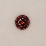Natural Cambodian Red Zircon Round Shape 6.75mm 2.13ct Loose Gemstone