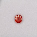 1.32 carat natural padparadscha sapphire, oval 6.8x6.2mm pink-orange loose gemstone