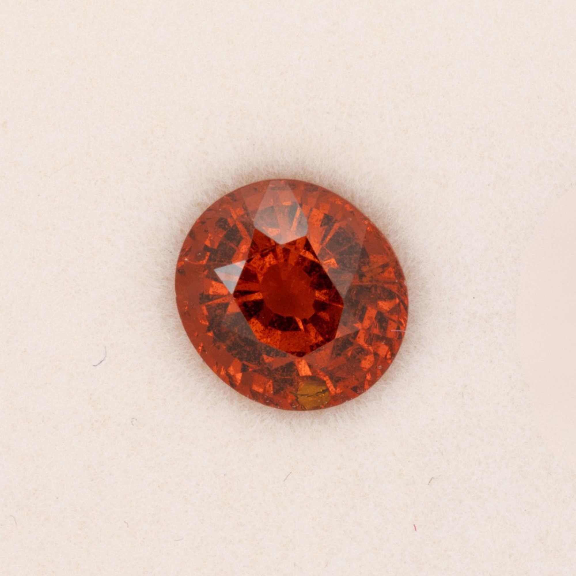 2.26ct Spessartite Garnet oval 9x8mm loose orange gemstone