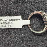 AJR592 RD 7mm + Ceylon Sapphire (H) 2.13cts - 14KW