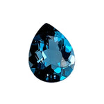 Pear Cut London Blue Topaz Loose Gemstone 2