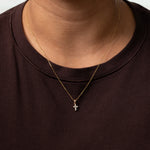14K Yellow Gold Lab Grown Diamond Pendant