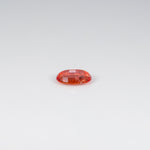 1.03 carat natural Ceylon padparadscha sapphire oval 7.3x5.6mm loose gemstone – view 4