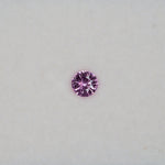0.45 carat natural pink sapphire, round 4.8mm loose gemstone