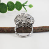 Rehma 14k Solid Gold - Ring Setting  | Round , 14mm