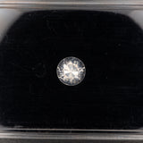 Natural Cambodian White Zircon Round Shape 8mm 2.27ct Loose Gemstone