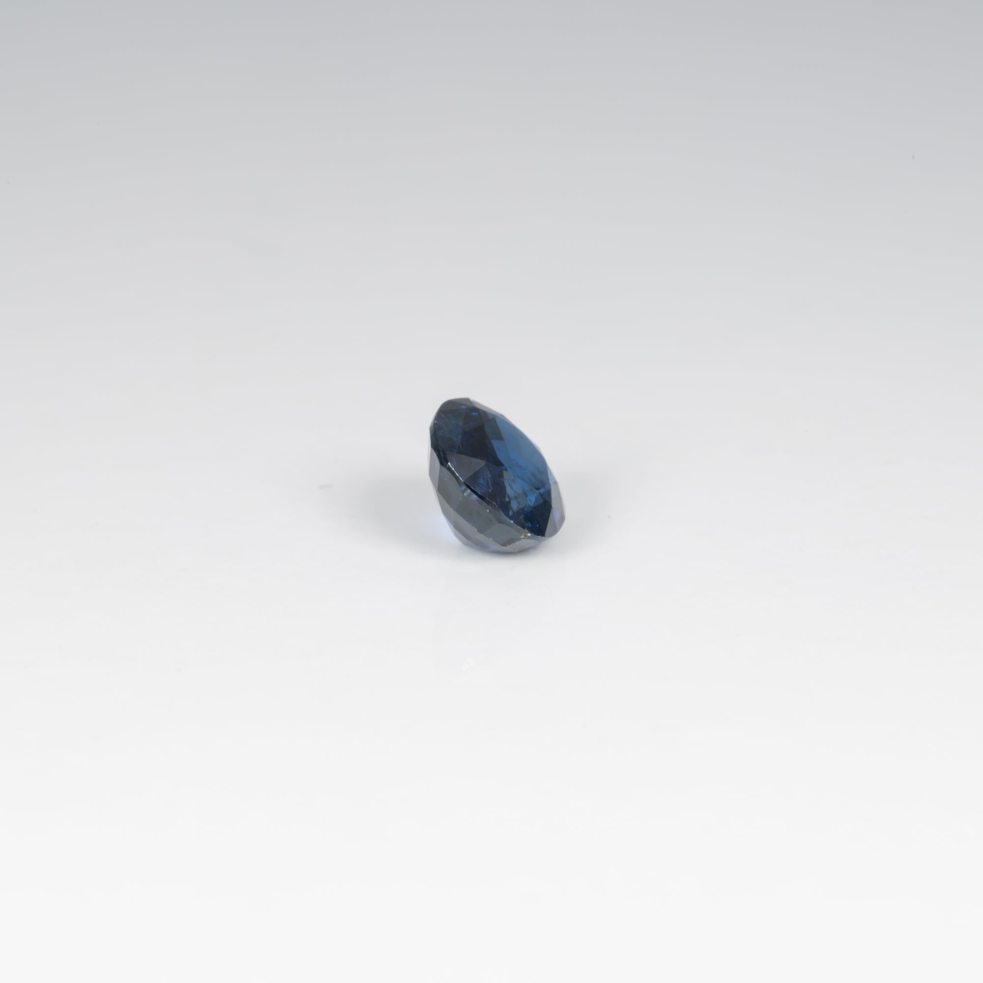 1.54 carat natural blue sapphire cushion 7x6.2mm loose gemstone – view 2