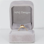 14K yellow gold Madagascar ruby estate ring