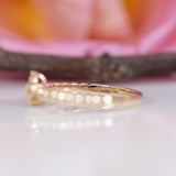 Margaux | Diamond Band with 8 Earth-Mined Diamonds in Solid 14K Yellow Gold – Classic Diamond Band