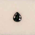 2.36 carat natural blue sapphire, pear 8.89x7.48mm loose gemstone