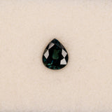 2.36 carat natural blue sapphire, pear 8.89x7.48mm loose gemstone