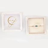 Eleanora Alexandrite Ring with Natural Diamonds Accents: Solid 14k White Gold, Oval 5x4mm