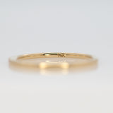 Minimalist Pink Sapphire Ring Band in Solid 14K Gold Jewelry | Thin Stackable Gemstone Ring